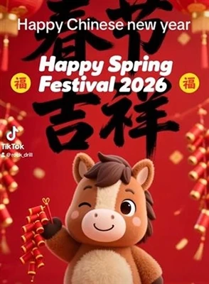 今年二月慶祝 2026 年馬年！